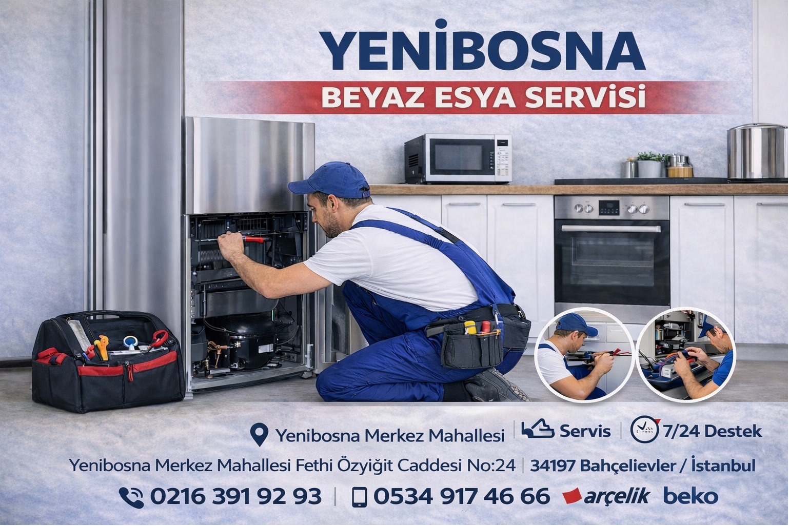 Yenibosna Beyaz Eşya Servisi